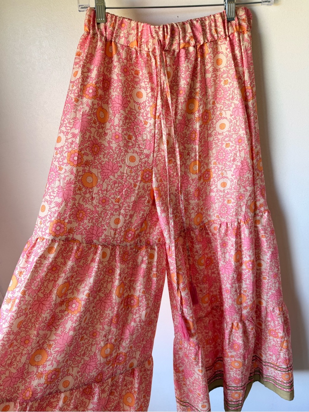 Floral Print Wide Leg Pants - Picture 4 of 5
